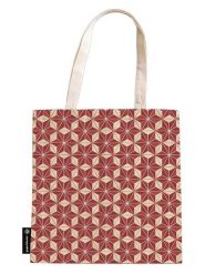 Paperblanks Torba "Hishi" w kolorze czerwonym na zakupy - 38 x 38 cm rozmiar: onesize. Czerwone shopper bag Paperblanks, bez wzorów, z bawełny, bez dodatków. Za 55.95 zł.