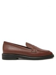 Pollini Lordsy SA10093G1LTDG217 Brązowy. Brązowe półbuty damskie Pollini, bez wzorów, ze skóry, bez obcasa, bez zapięcia. Za 1,009.00 zł.