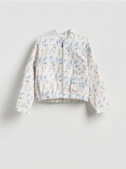 Kurtka ze stójką - wielobarwny. Kurtki damskie Reserved, l, bez wzorów, z bawełny, bez kaptura. Za 179.99 zł.