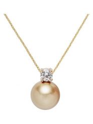 U.S. Polo Assn. Pozłacany naszyjnik z zawieszką - dł. 38 cm rozmiar: onesize. Brązowe naszyjniki damskie U.S. Polo Assn., z kryształem, metalowe. Za 86.99 zł.