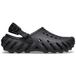 Tenisówki Crocs Model 153003 Kolor Czarny. Czarne trampki damskie Crocs, bez wzorów, z gumy, bez zapięcia. Za 288.00 zł.