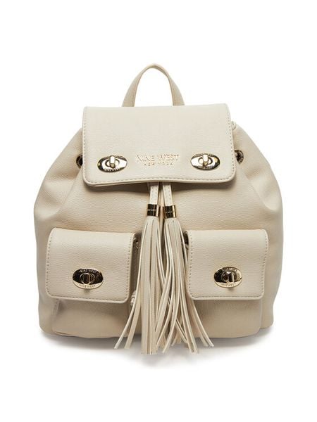 Nine West Plecak LDA7991 Beżowy. Brązowe plecaki Nine West, bez wzorów, z materiału. Za 269.99 zł.