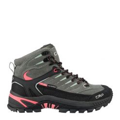 Buty trekkingowe damskie CMP RIGEL 2.0 MID skóra wodoodporne. Zielone obuwie trekkingowe damskie CMP, ze skóry, bez zapięcia. Za 449.99 zł.