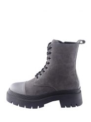 D.Moro Skórzane trzewiki w kolorze szarym rozmiar: 36. Szare botki damskie D.Moro, z materiału, bez obcasa, bez zapięcia. Za 300.95 zł.