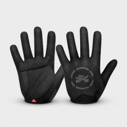 Rękawiczki rowerowe Gravel unisex SIROKO Frontier. Czarne rękawiczki damskie SIROKO, bez wzorów, z tkaniny. Za 148.00 zł.