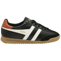 Damskie skórzane buty sportowe Gola Torpedo Leather. Białe obuwie sportowe casual damskie Gola, bez zapięcia. Za 468.00 zł.