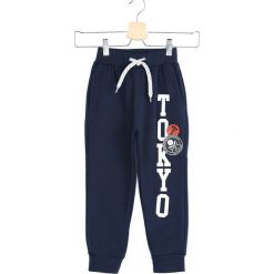 Granatowe Spodnie Dresowe Tokyo Boy. Spodnie dresowe chłopięce marki 4F. Za 29.99 zł.