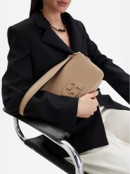 GINO ROSSI Torebka EO-LDA8553 Beżowy. Brązowe torebki klasyczne damskie Gino Rossi, z materiału, bez dodatków. Za 279.99 zł.