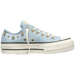 Buty sportowe Converse Chuck Taylor All Star Lift. Niebieskie obuwie sportowe casual damskie Converse, bez zapięcia. Za 590.00 zł.