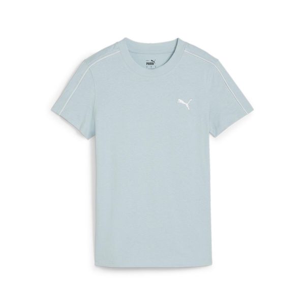 Koszulka sportowa damska Puma Her. Niebieskie koszulki sportowe damskie Puma, xs, bez wzorów, bez ramiączek. Za 79.99 zł.