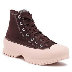 Buty do chodzenia damskie Converse A04633C. Brązowe obuwie sportowe casual damskie Converse, z materiału, bez zapięcia. W wyprzedaży za 382.15 zł.