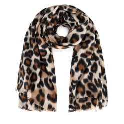 Szal Jenny Fairy. Brązowe szaliki damskie Jenny Fairy, bez wzorów. Za 59.99 zł.