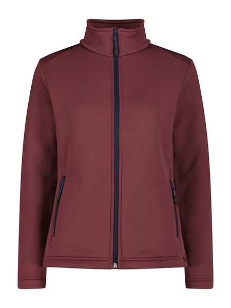 CMP Kurtka polarowa w kolorze bordowym rozmiar: 42. Czerwone kurtki damskie CMP, bez wzorów, z materiału, bez kaptura. Za 135.17 zł.