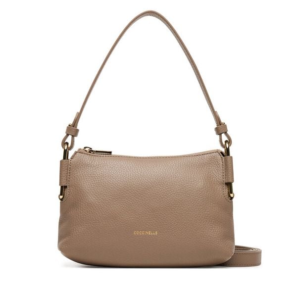 Torebka Coccinelle. Brązowe torebki klasyczne damskie Coccinelle, bez dodatków. Za 659.99 zł.