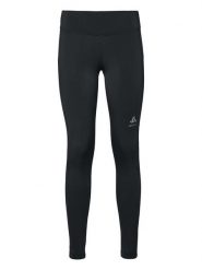 Odlo Legginsy "Essential Warm" w kolorze czarnym do biegania rozmiar: XL. Czarne legginsy damskie ODLO, xl, bez wzorów, z materiału. Za 105.38 zł.