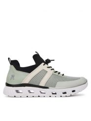 Rieker Sneakersy M6061-52 Zielony. Zielone obuwie sportowe damskie Rieker, z materiału, bez zapięcia. Za 215.99 zł.