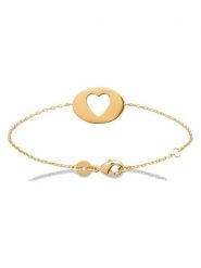 L'Atélier Précieux Pozłacana bransoletka z elementami ozdobnymi rozmiar: onesize. Żółte bransoletki damskie l'Atelier precieux, pozłacane. Za 173.99 zł.