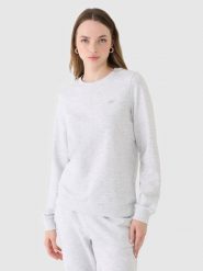 4F Bluza dresowa nierozpinana bez kaptura damska - szara S. Szare bluzy damskie 4F, s, bez wzorów, z bawełny, bez kaptura. W wyprzedaży za 79.99 zł.
