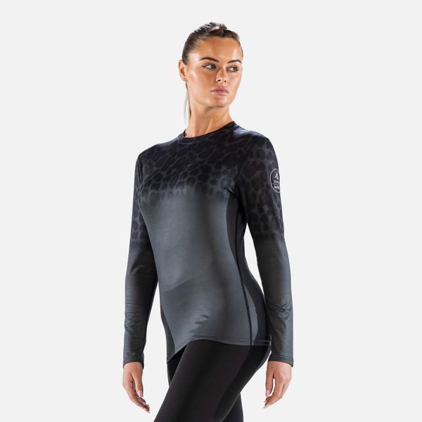 Koszulka termoaktywna Damska SURFANIC SWU2602. Brązowe koszulki damskie SURFANIC, xs, bez wzorów, bez kołnierzyka, bez ramiączek. Za 119.99 zł.