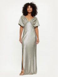 LOLA CASADEMUNT Sukienka wieczorowa MS2416014 Złoty Regular Fit. Żółte sukienki damskie LOLA CASADEMUNT, bez wzorów, z syntetyku, wizytowe, bez ramiączek. Za 529.99 zł.