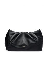 Furla Torebka Delia Mini WE00880 BX2269 CN O6000 Czarny. Czarne torebki wieczorowe damskie Furla, bez wzorów, ze skóry, bez dodatków. Za 919.99 zł.