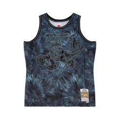 Koszulka NBA Toronto Raptors Vince Carter. Czarne koszulki damskie Mitchell & Ness, bez wzorów, bez kołnierzyka, bez ramiączek. Za 557.00 zł.