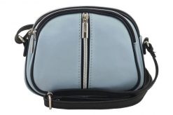 Listonoszka niebieska BARBERINI'S skórzana 03-15. Niebieskie shopper bag Barberinis, bez wzorów, ze skóry, na ramię, bez dodatków. Za 172.99 zł.