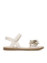 Lasocki Young Sandały CEO-CI12-3027-13 Kremowy. Białe sandały dziewczęce Lasocki Young, ze skóry, bez obcasa, bez zapięcia. Za 129.99 zł.