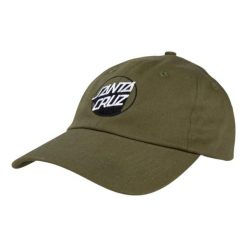 Czapka turystyczna dla dorosłych Santa Cruz Delta Dot Cap. Zielone czapki z daszkiem damskie Santa Cruz, na lato, bez wzorów, z bawełny. Za 97.00 zł.