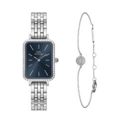 Daniel Wellington Kobietyzegarek Daniel Wellington Quadro srebrny - stal nierdzewna Zegarki damskie 1 ct Damski. Szare zegarki damskie Daniel Wellington, srebrne. Za 1,004.99 zł.