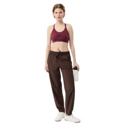 Damskie spodnie dresowe Mandala Venice. Brązowe spodnie sportowe damskie MANDALA, m, bez wzorów, z dresówki, na fitness i siłownię. Za 493.50 zł.