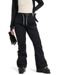 Spodnie snowboardowe damskie ROXY Nadia. Czarne spodnie sportowe damskie Roxy, l, bez wzorów, z materiału, narciarskie. Za 699.99 zł.