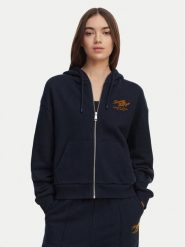 Tommy Hilfiger Bluza Terry WW0WW47845 Granatowy Relaxed Fit. Niebieskie bluzy damskie Tommy Hilfiger, l, bez wzorów, z bawełny, bez kaptura. Za 649.99 zł.