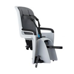 THULE RideAlong 2 fotelik rowerowy tylny na bagażnik jasnoszary. Szare foteliki rowerowe Thule. Za 844.95 zł.