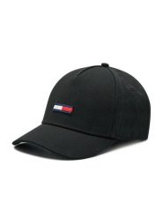 Tommy Jeans Czapka z daszkiem Tju Flag Cap AU0AU00843 Czarny. Czarne czapki z daszkiem damskie Tommy Jeans, bez wzorów, z jeansu. Za 119.99 zł.