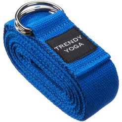 Trendy taśma do jogi, 300x4x0,2 cm, niebieska. Niebieskie paski damskie TRENDY, bez wzorów. Za 48.76 zł.