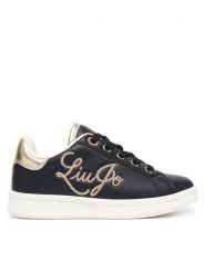 Liu Jo Sneakersy Ginny 01 4F6011 EX097 M Czarny. Czarne trampki dziewczęce Liu Jo, bez wzorów, ze skóry, bez zapięcia. Za 349.99 zł.