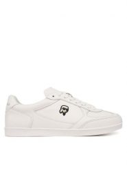 KARL LAGERFELD Sneakersy Kandidate KL63830N Biały. Białe obuwie sportowe damskie KARL LAGERFELD, ze skóry, bez zapięcia. Za 839.99 zł.