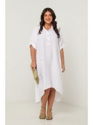 Curvy Lady Sukienka w kolorze białym rozmiar: 44/46. Białe sukienki damskie Curvy Lady, bez wzorów, klasyczne, bez ramiączek. Za 172.45 zł.