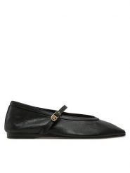 Tommy Hilfiger Baleriny Ballerina Maryjane Soft Leather FW0FW08354 Czarny. Czarne balerinki damskie Tommy Hilfiger, bez wzorów, ze skóry. Za 419.99 zł.