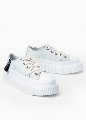 Inuikii Matilda Canvas Low 23 Sneakersy damskie. Białe obuwie sportowe damskie Inuikii, bez zapięcia, trekkingowe. Za 915.99 zł.