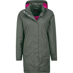 Płaszcz damski Pro-X Elements Claire. Zielone płaszcze damskie PRO-X ELEMENTS, bez wzorów, bez kaptura. Za 565.00 zł.