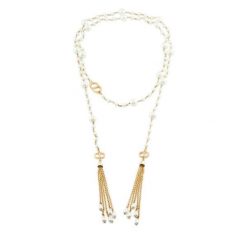 Naszyjnik TWINSET. Żółte naszyjniki damskie Twinset, złote. Za 719.99 zł.