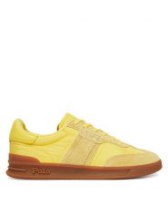 Polo Ralph Lauren Sneakersy 804P04919004 Żółty. Żółte obuwie sportowe damskie Polo Ralph Lauren, ze skóry, bez zapięcia. Za 518.99 zł.