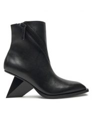 United Nude Botki Rockit Zip Bootie 1086501192 Czarny. Czarne botki damskie United Nude, ze skóry, bez obcasa, na słupku, bez zapięcia. Za 1,489.00 zł.