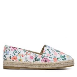 Espadryle DeeZee. Białe espadryle damskie DeeZee, bez wzorów, bez obcasa. Za 89.99 zł.