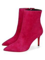 MELVIN & HAMILTON Skórzane botki "Lisa" w kolorze różowym rozmiar: 36,5. Różowe botki damskie Melvin & Hamilton, eleganckie, bez obcasa, bez zapięcia. Za 674.99 zł.