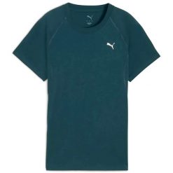 Koszulka Puma W Run Velocity Tee (Tri-Blend) Damskie. Zielone koszulki damskie Puma, s, bez wzorów, bez kołnierzyka, bez ramiączek. Za 118.00 zł.