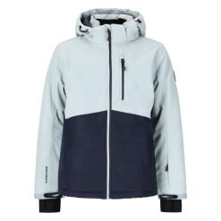 Kurtka narciarska damska Whistler Gigi W-PRO 10000. Niebieskie kurtki damskie WHISTLER, na zimę, l, bez wzorów, bez kaptura. Za 429.99 zł.