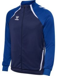 Kurtka z dresu Hummel Lead 2.0. Niebieskie kurtki damskie Hummel, l, bez wzorów, z dresówki, bez kaptura. Za 239.55 zł.